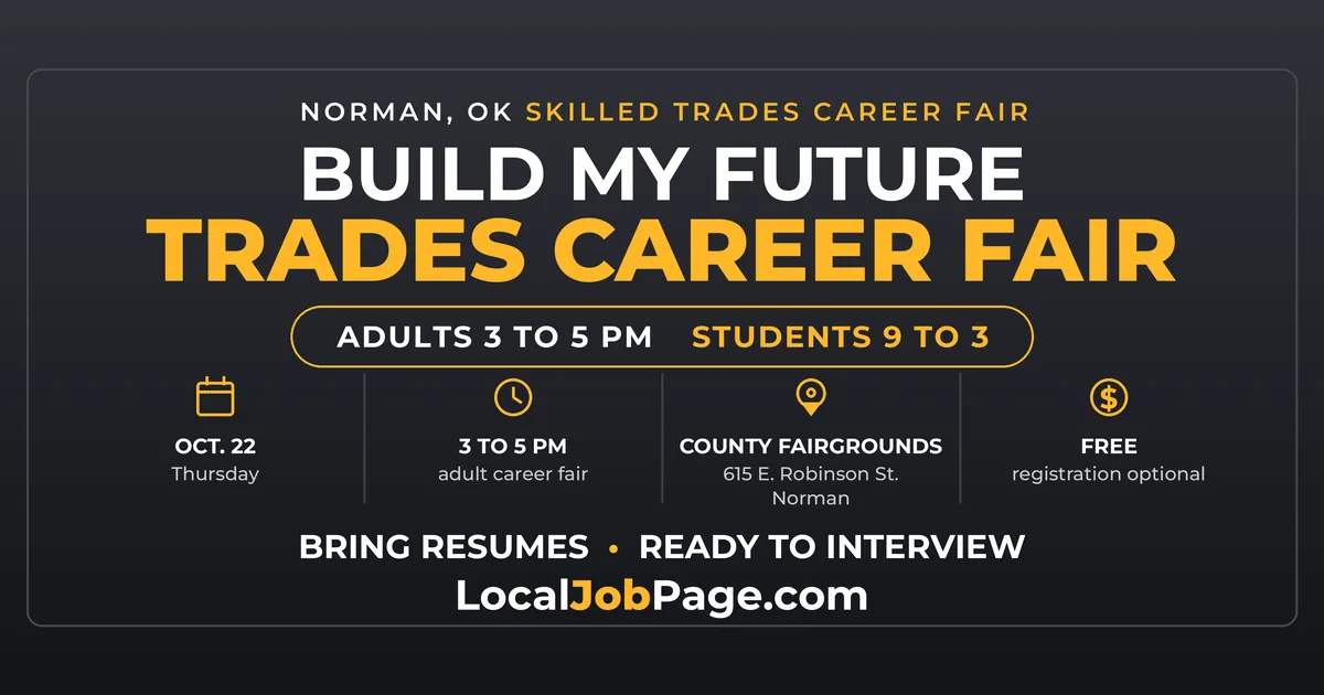Build My Future Trades Career Fair Comes to Norman Oct. 22