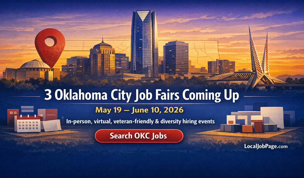 3 Oklahoma City Job Fairs & Hiring Events Coming Up in May–June 2026